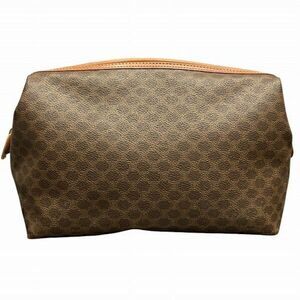 Celine Macadam PVC Leather Clutch Bag